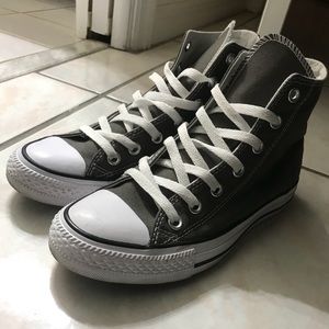 Grey High Top Converse